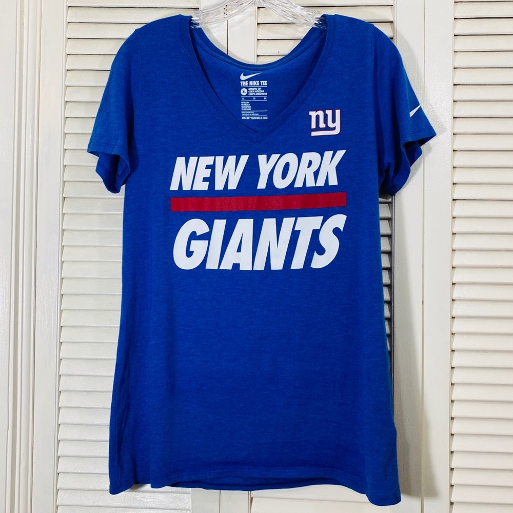 Nike NFL NY Giants V-Neck Tee